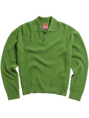 Zegna x The Elder Statesman Oasi cashmere polo shirt - Green