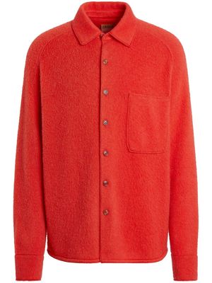 Zegna x The Elder Statesman Oasi cashmere shirt - Red