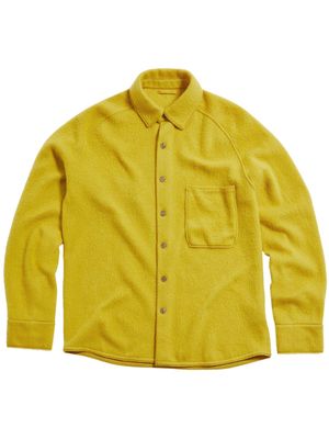 Zegna x The Elder Statesman Oasi cashmere shirt - Yellow