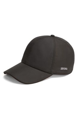 ZEGNA Zephyr Baseball Cap in Black