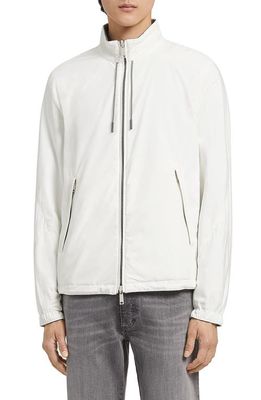 ZEGNA Zephyr Reversible Blouson Jacket in White