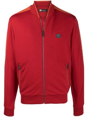 Zegna zip-front track jacket - Red