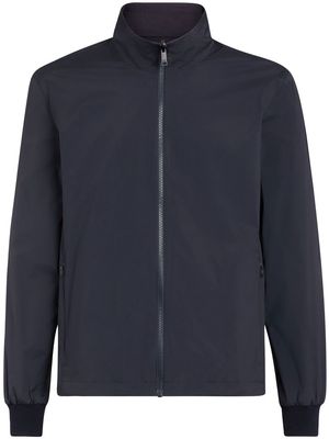 Zegna zipped reversible track jacket - Blue