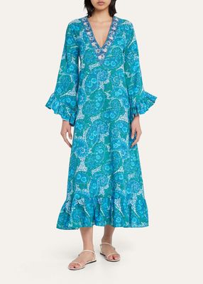 Zelda Pool Paisley Dress