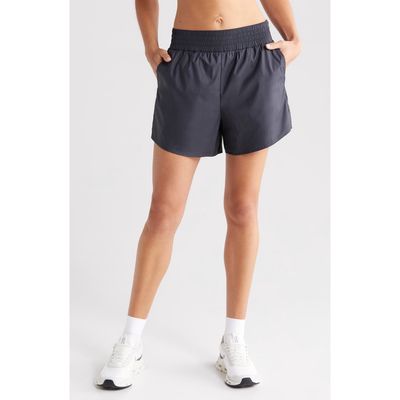 Zella Ace Pocket Track Shorts in Black 