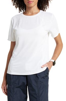 zella Breeze Thru Mesh Active T-Shirt in White