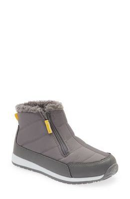 zella Chilly Faux Fur Lined Bootie in Grey Chromium