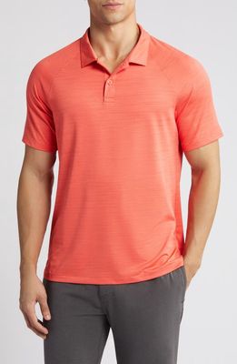 Zella Chip Performance Golf Polo in Red Cayenne 