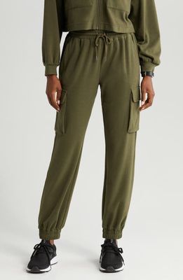zella Cozy Utility Joggers in Olive Night