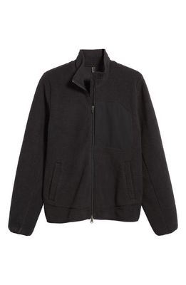 zella High Pile Fleece Jacket in Black
