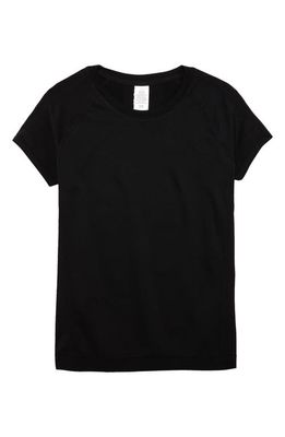 zella Kids' Core Seamless Performance T-Shirt in Black