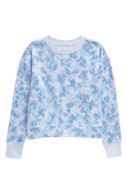 zella Kids' Dot Long Sleeve T-Shirt in Blue Xenon Lota Print