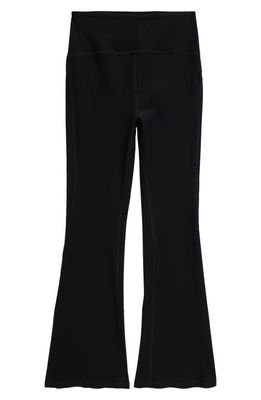 zella Kids' Elevate High Waist Flare Leggings in Black