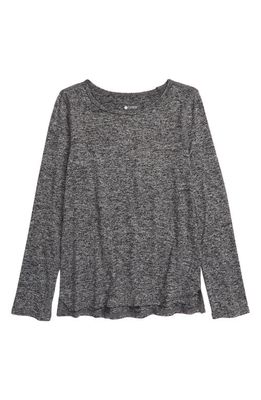 zella Kids' Liana Restore Soft Long Sleeve Shirt in Black