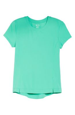 zella Kids' Performance Mesh T-Shirt in Green Katydid