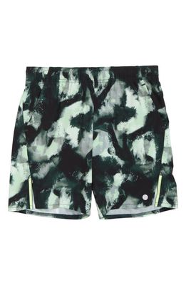 zella Kids' Power Run Shorts in Green Sycamore Atmosphere
