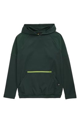 zella Kids' Utility Performance Hoodie in Green Sycamore