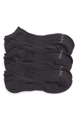 zella Men's 3-Pack Performance Ankle Socks in Black