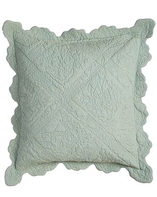 Zella Quilted Pillow, 18"Sq.