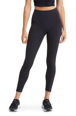 zella Studio Luxe High Waist Pocket 7/8 Leggings in Black