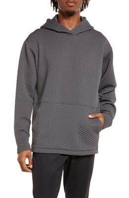 zella Textured Pullover Hoodie in Grey Forged
