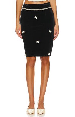 Zemeta Assistant Midi Skirt in Black