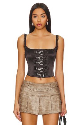 Zemeta Lock Me Up Corset in Black