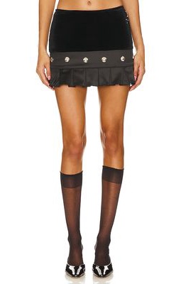 Zemeta Snow Drop Micro Skirt in Black