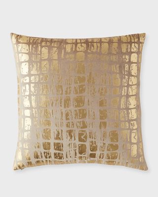 Zer Velvet Decorative Pillow, 22" X 22"