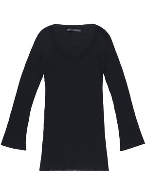 ZEYNEP ARCAY Balerine mohair-wool blend dress - Black