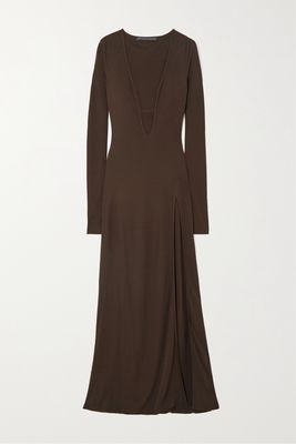 Zeynep Arcay - Jersey Maxi Dress - Brown