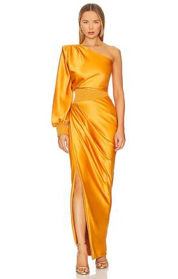 Zhivago I Got You Gown in Mustard