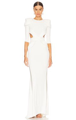 Zhivago La Reine Noire Gown in White