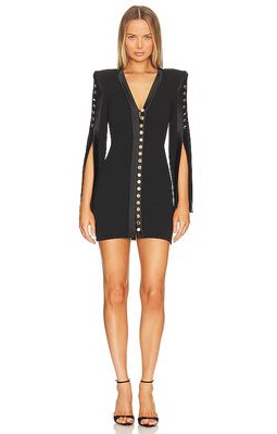 Zhivago Network Mini Dress in Black