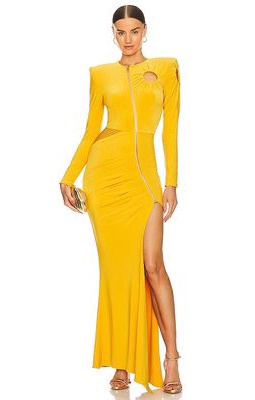 Zhivago Say Ten Gown in Yellow