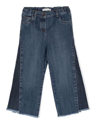 Zhoe & Tobiah button-fastening cotton-blend jeans - Blue