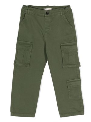Zhoe & Tobiah cargo-pocket cotton-blend trousers - Green