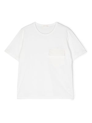 Zhoe & Tobiah flap-pocket cotton T-Shirt - White