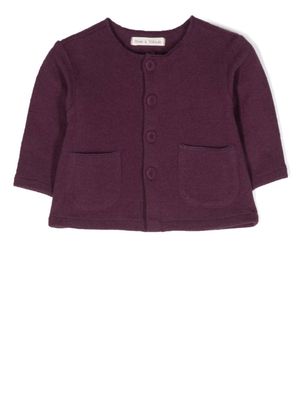 Zhoe & Tobiah knitted button-fastening cardigan - Purple