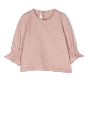 Zhoe & Tobiah poet-sleeve top - Pink