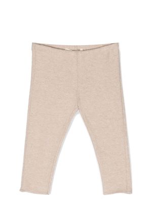 Zhoe & Tobiah slim-cut fine-knit leggings - Neutrals