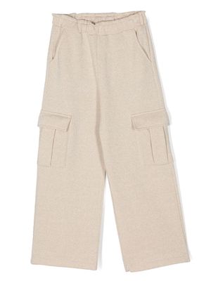 Zhoe & Tobiah wide-leg cargo trousers - Neutrals
