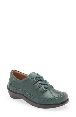 ZIERA SHOES Allsorts Hiker Shoe in Emerald Leather