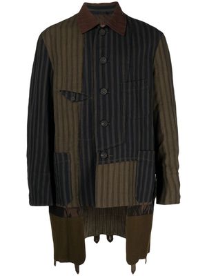 Ziggy Chen foldable hybrid worker jacket - Brown