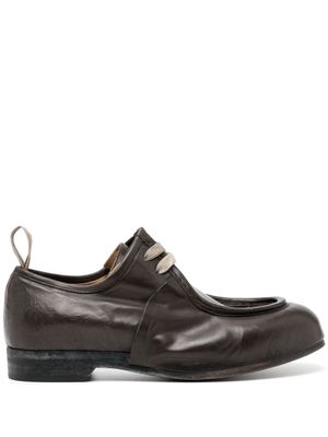 Ziggy Chen lace-up leather shoes - Brown