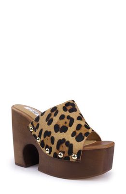 ZIGI Atlas Platform Slide Sandal in Leolt 