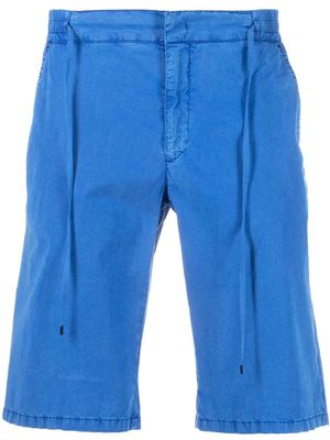 Zilli drawstring-waistband bermuda shorts - Blue