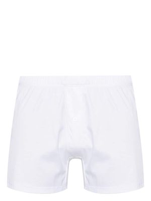 Zimmerli elasticated-waist cotton boxers - White