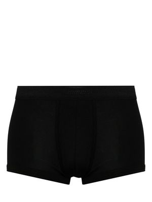 Zimmerli logo-waistband cotton boxers - Black