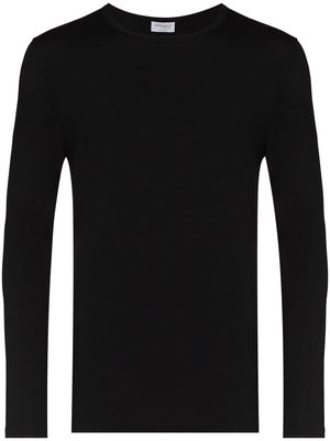 Zimmerli long sleeve T-shirt - Black